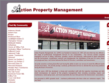 Tablet Screenshot of actionproperty.net